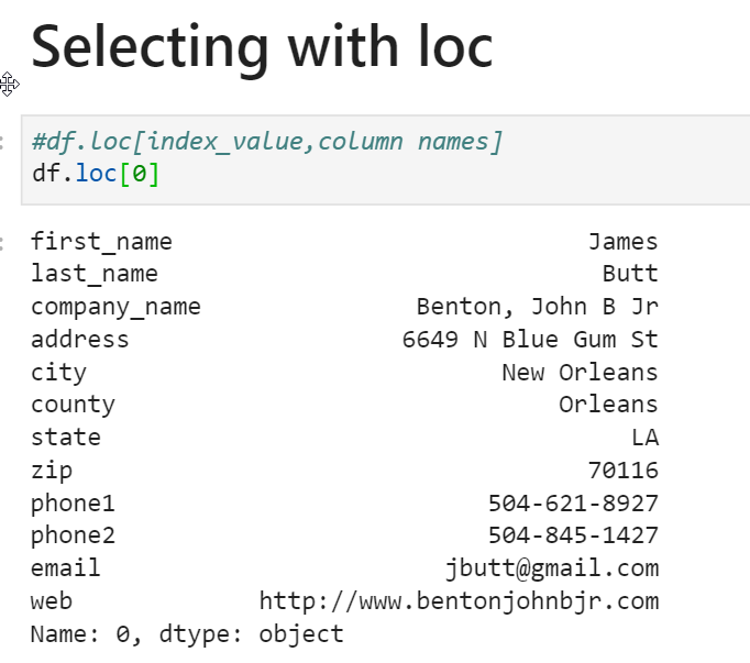 Difference between loc and iloc in Pandas (Detailed Understanding) by
