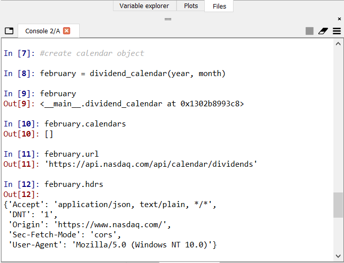 Dividend calendar app