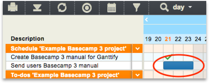 Basecamp 3 Gantt Chart