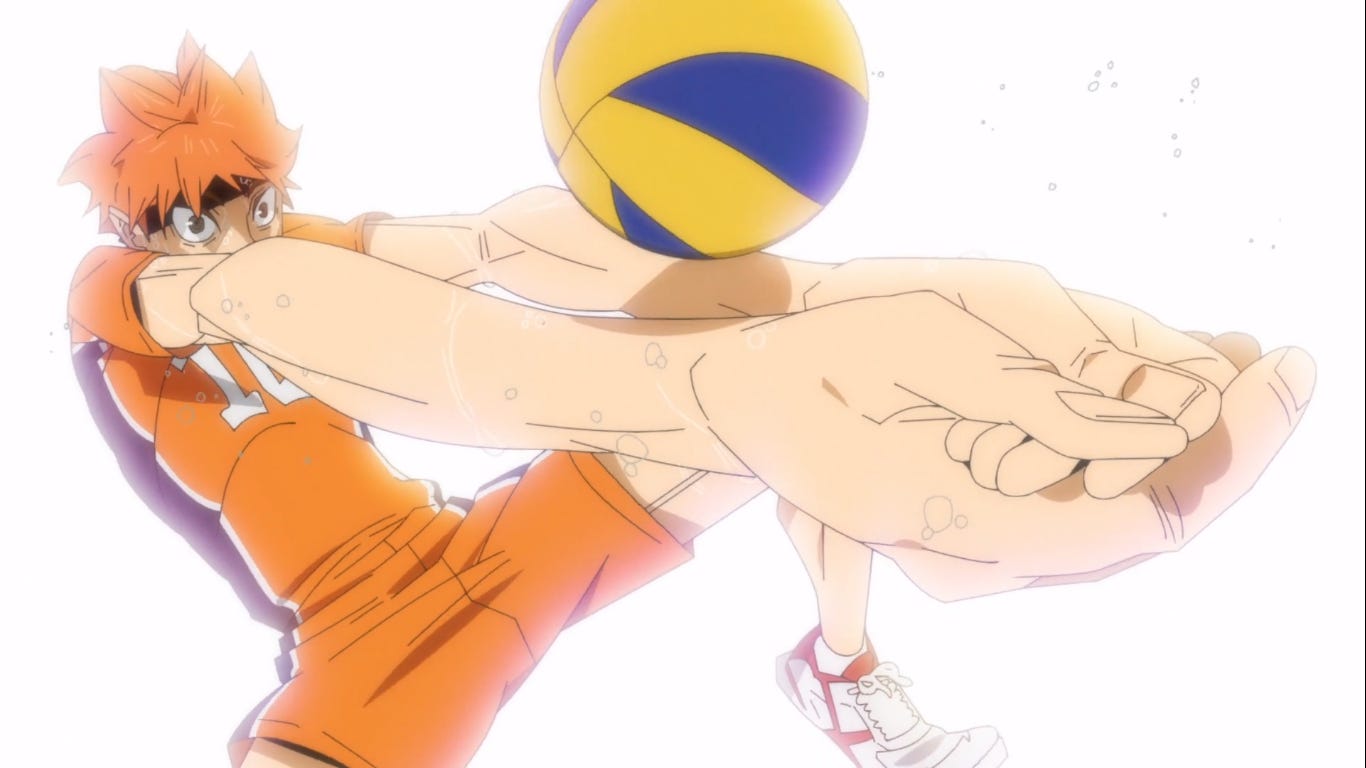 hinata receive haikyuu s4 e22
