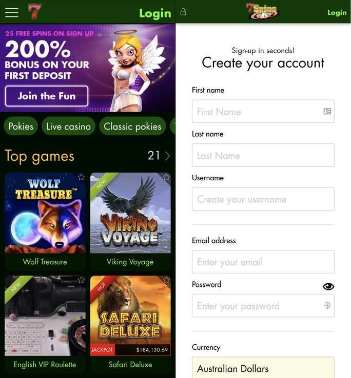 7 Spins Casino Sign Up 7 Spins Casino Sign Up