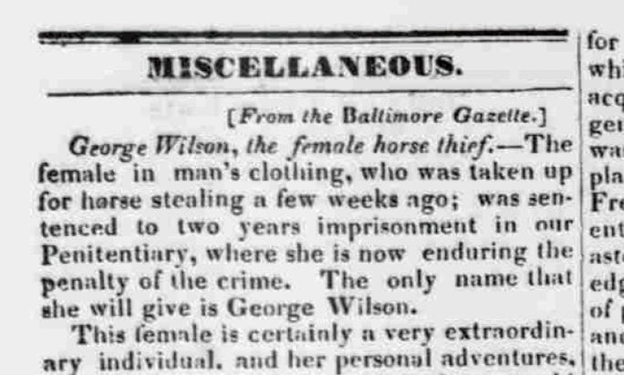 Baltimore Gazette, May 18, 1838