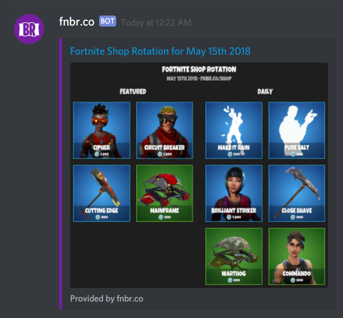 5 Great Fortnite Discord Bots. Casual or Competitive, these Fortnite… | by  Jared Lee | Chatbots Life