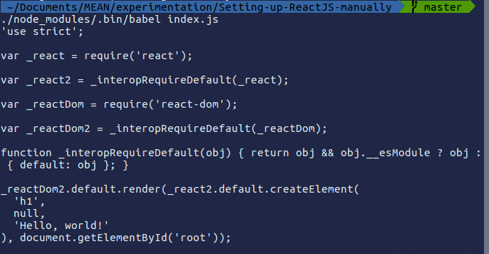 Setting up ReactJS manually. This tutorial assumes that you have… | by ...