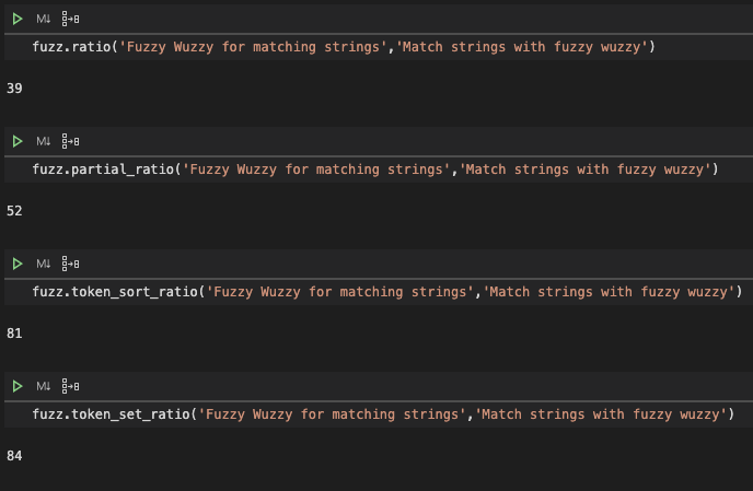 String matching like a boss. Hint: FuzzyWuzzy | by Vidushi Gupta ...