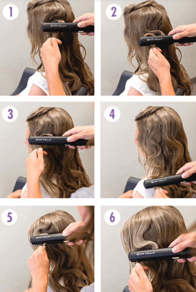 how to makes waves with a flat iron