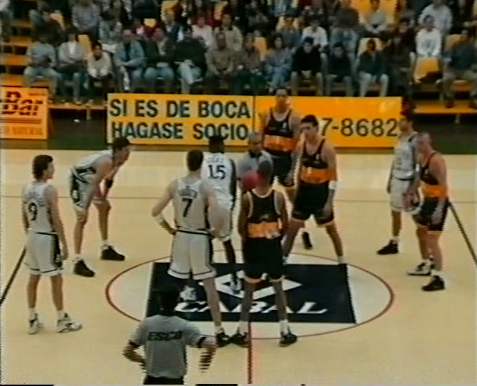 camiseta de boca basquet
