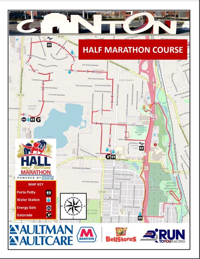 Race 1 The Hall of Fame Half Marathon by Jake Boron Jan, 2022 Medium