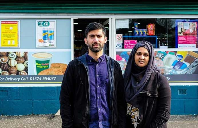 Jawad Javed and his wife Asiyah
