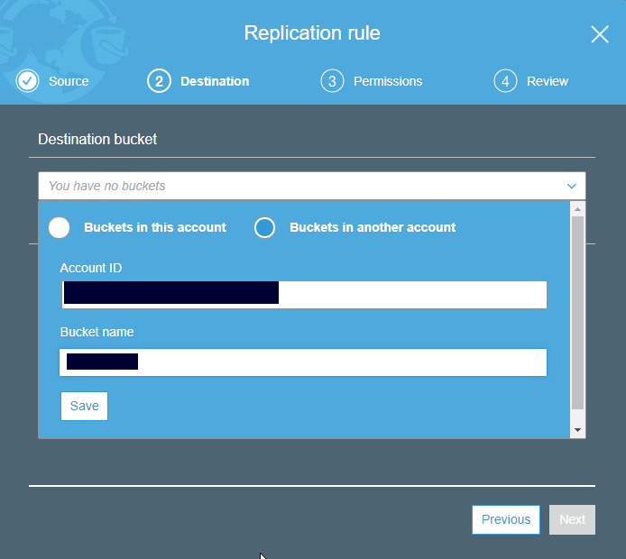 S3 cross region replication between Accounts by Christopher Antony