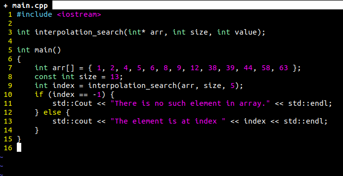 Interpolation search: a generic implementation in C++ (part 1) | by ...