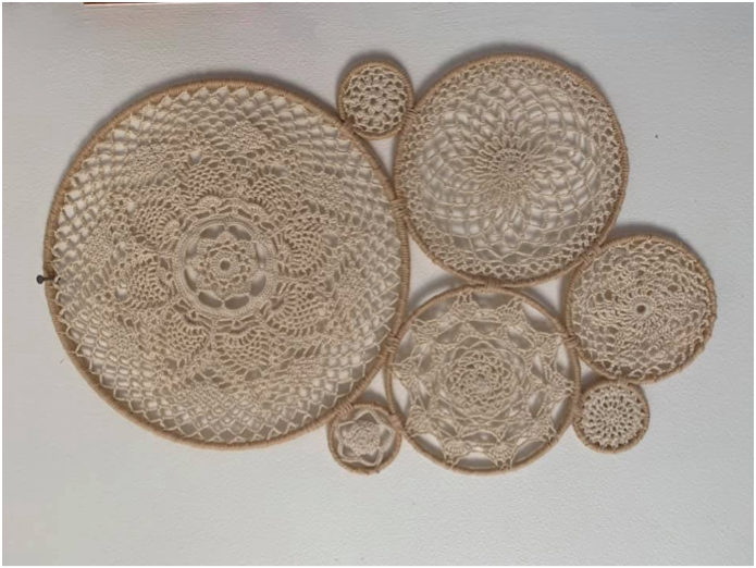 Doily Wall Hanging for happy hearts! | by Nicole Sohanic | Medium