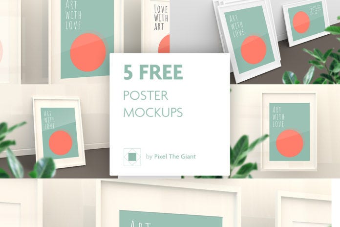 Realistic Poster Frame Mockups For Designers By Syed Faraz Ahmad Medium