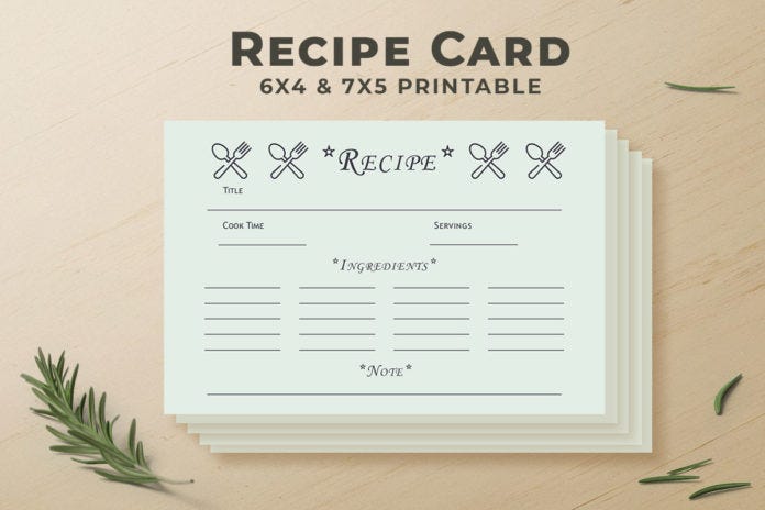 Template For Recipe Card from miro.medium.com