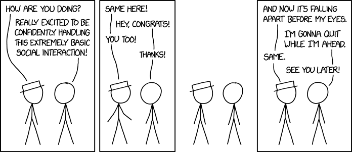 Screenshot of an XKCD comic