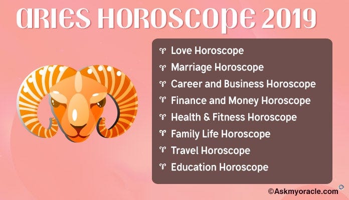 Aries 2019 Yearly Horoscope. The decans of Aries (natives born… | by ...