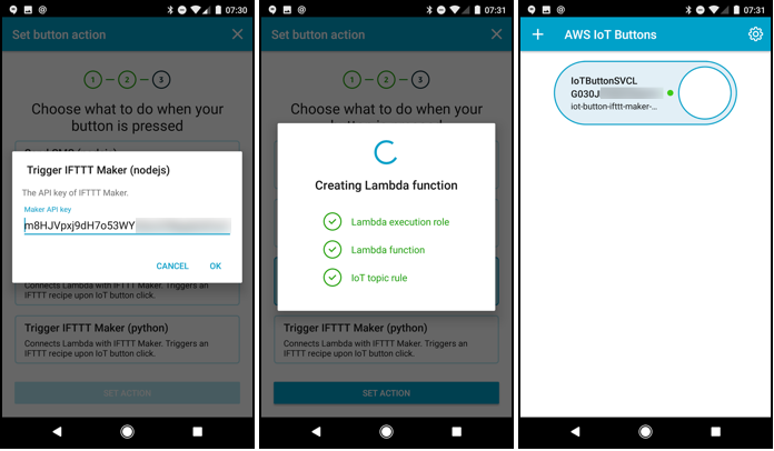 Aws Iot Button Setup With The New Mobile App And Ifttt By Joseph Guerra Medium