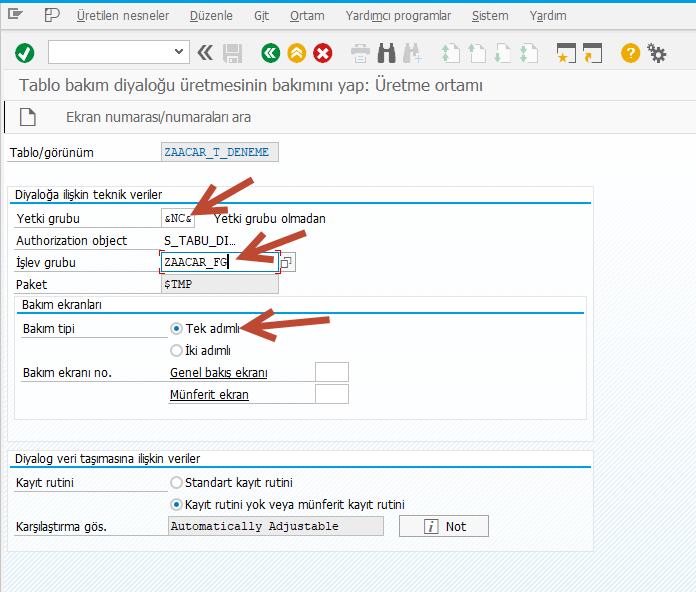 SAP Create Maintenance Table and Transaction Code Step by Step by