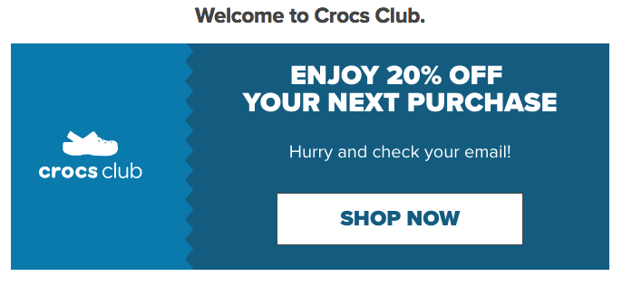 crocs code