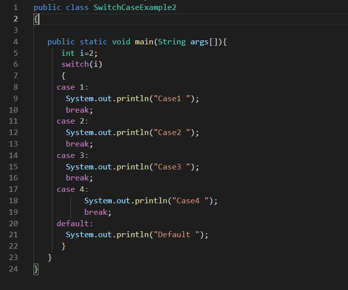 Switch Case statement in Java. Switch case statement is used when we ...