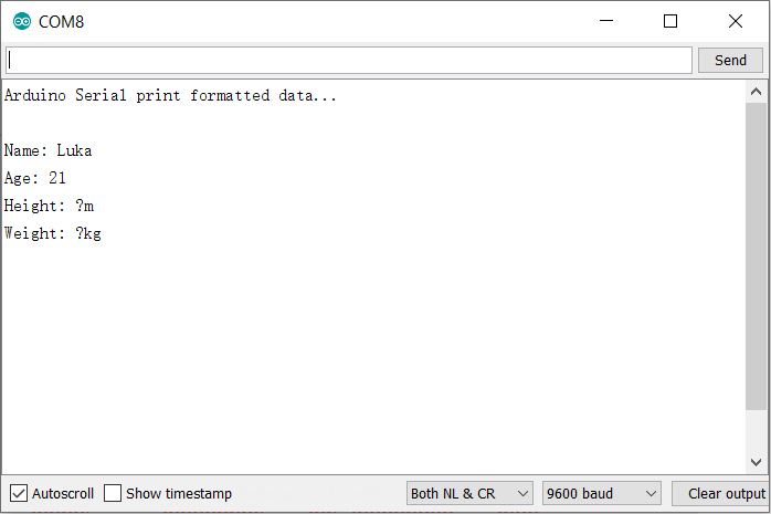 can arduino serial library send pointers?