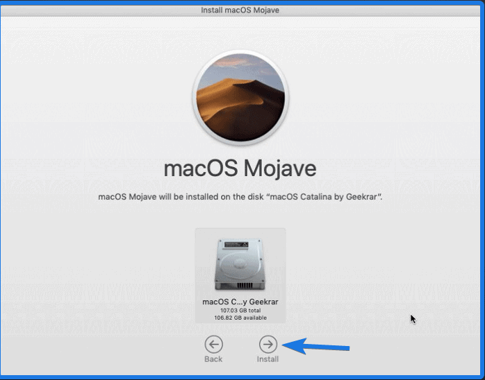 macOS disk