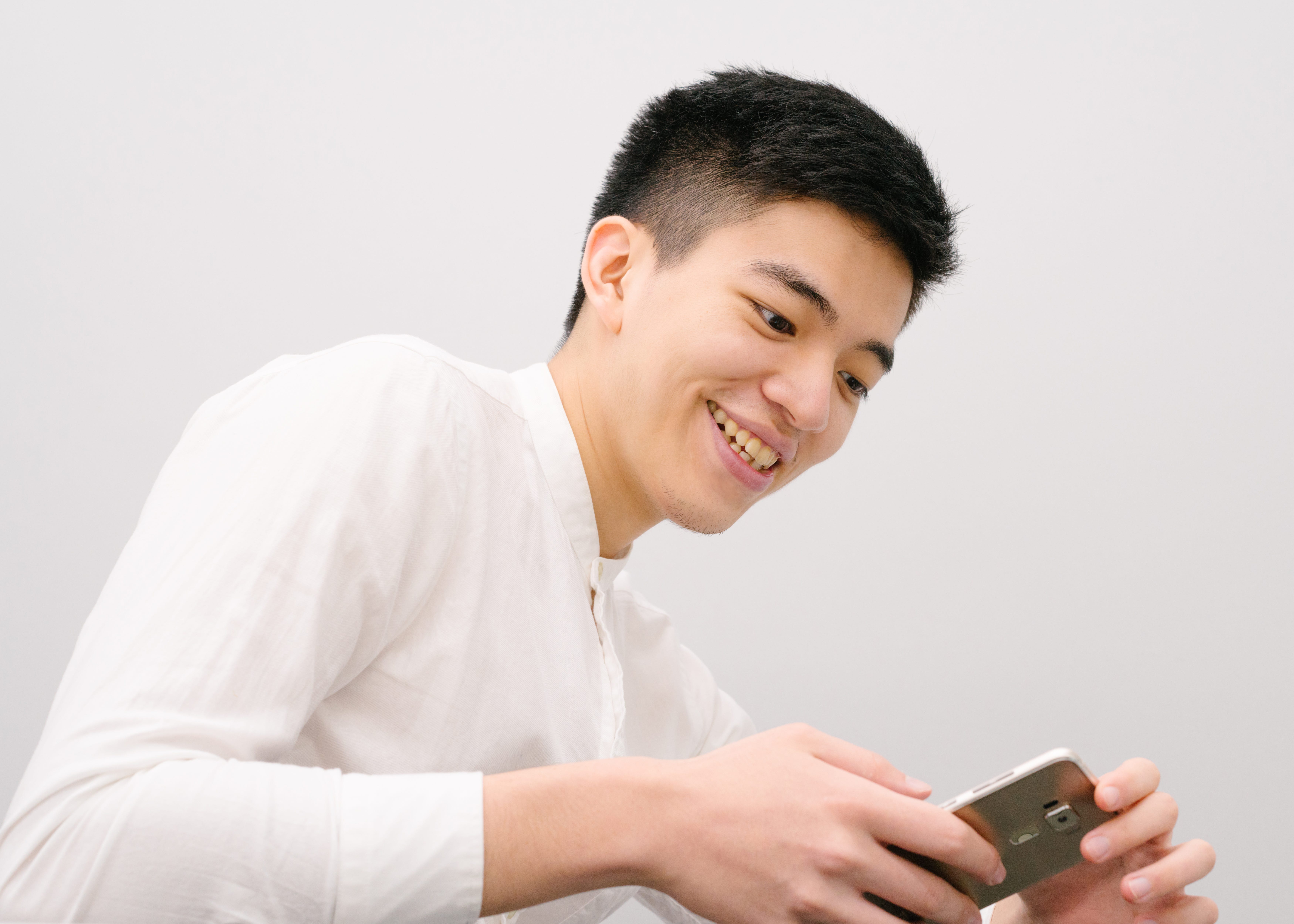 第一次收到面試通知時,開心示意圖