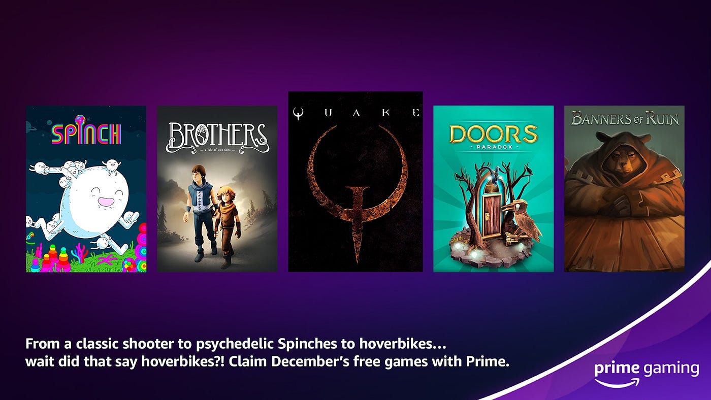 Close out the year with Prime Gaming's December Offerings | by Chris  Leggett | Prime Gaming
