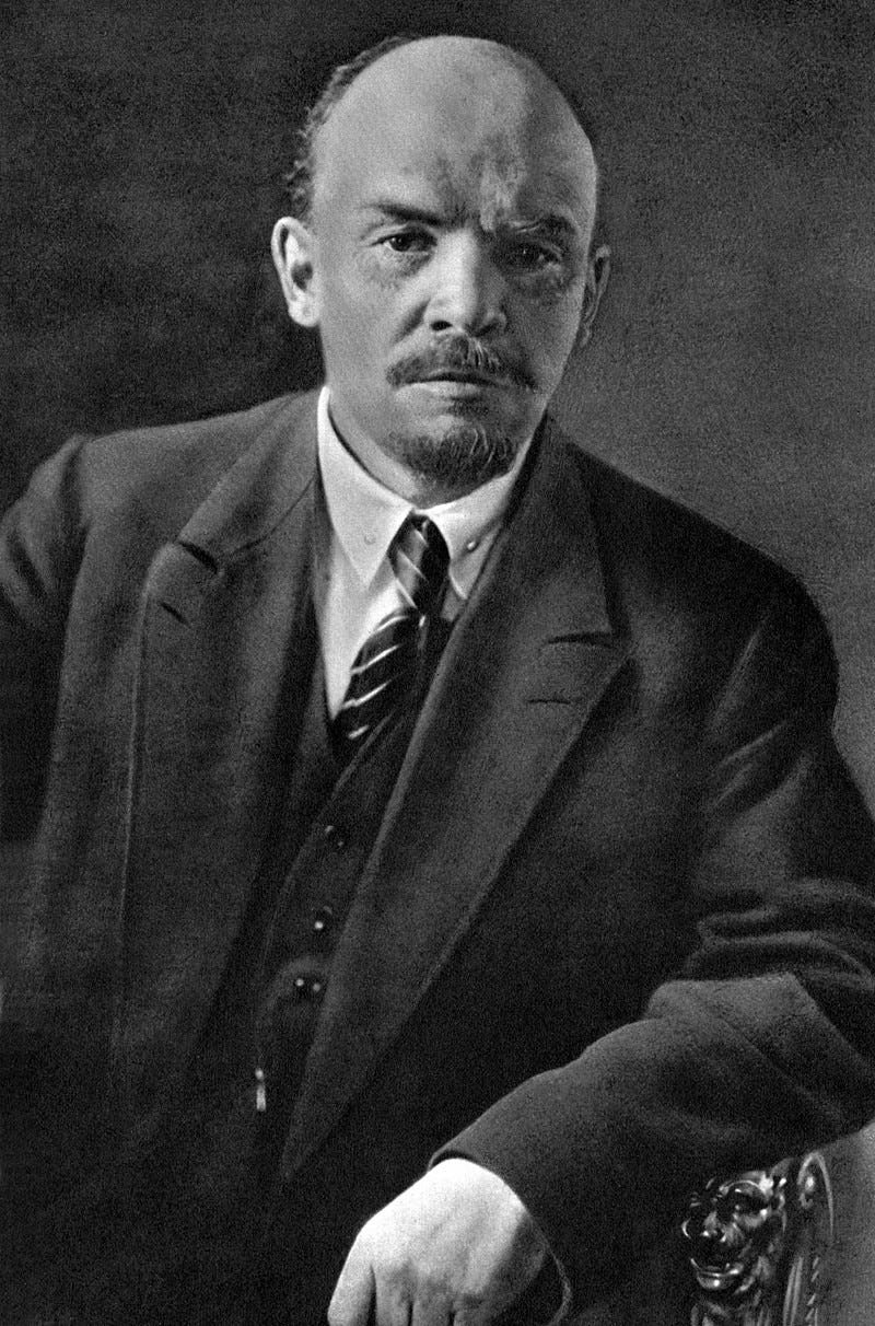 俄羅斯革命領袖弗拉基米爾·列寧的宣傳圖片,攝於 1920 年。它已被廣泛複製,包括印刷版和在線版