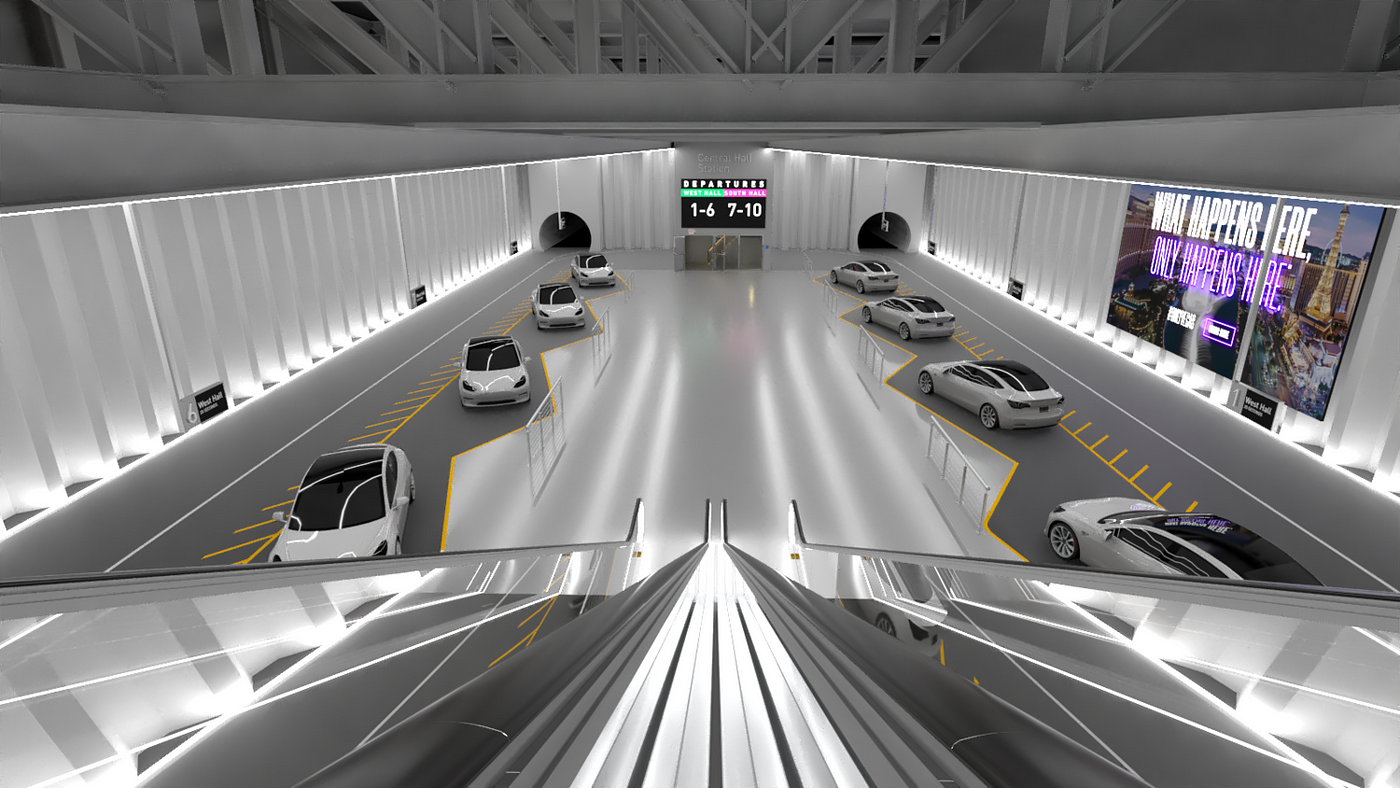 Image of hyperloop station