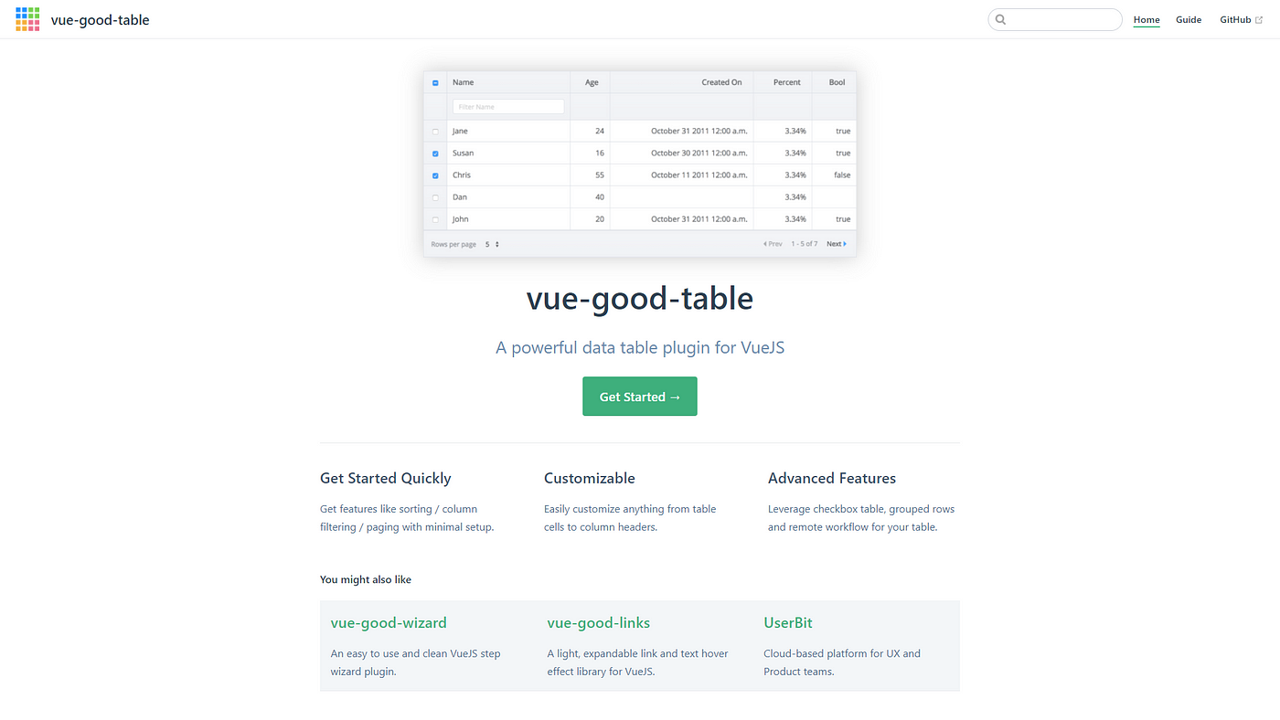 VueJS Datatables GitHub 2022. Looking for VueJS Datatable for… | by  ThemeSelection | Vue.js Developers | Medium
