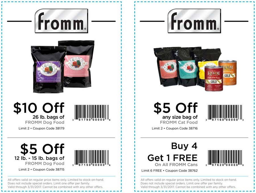 fromm coupons