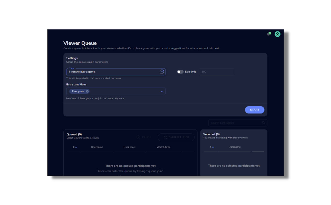 Level Up Your Engagement With Viewer Queue By Justin Gregory Streamelements Legendary Content Creation Tools And Services
