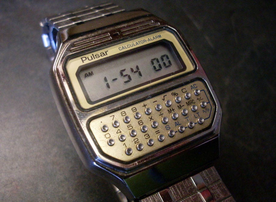 The Gadget We Miss: The Calculator Watch | by Richard Baguley | People &  Gadgets | Medium