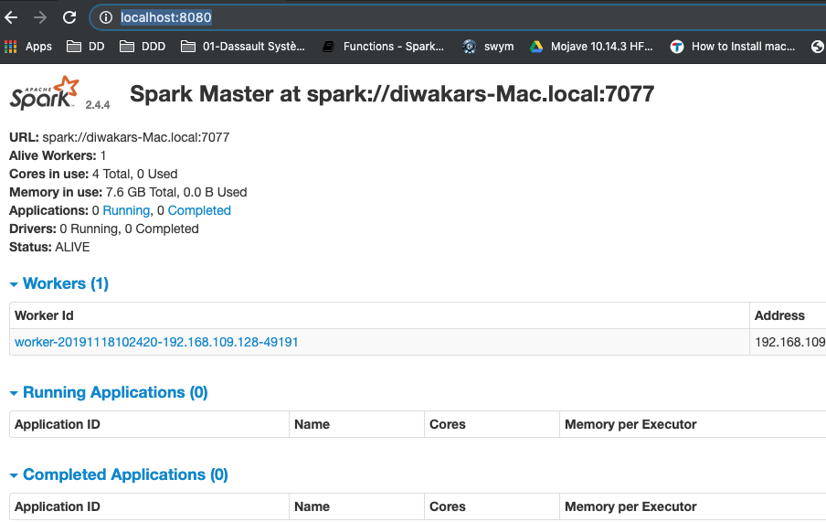 how to install apache spark on mac