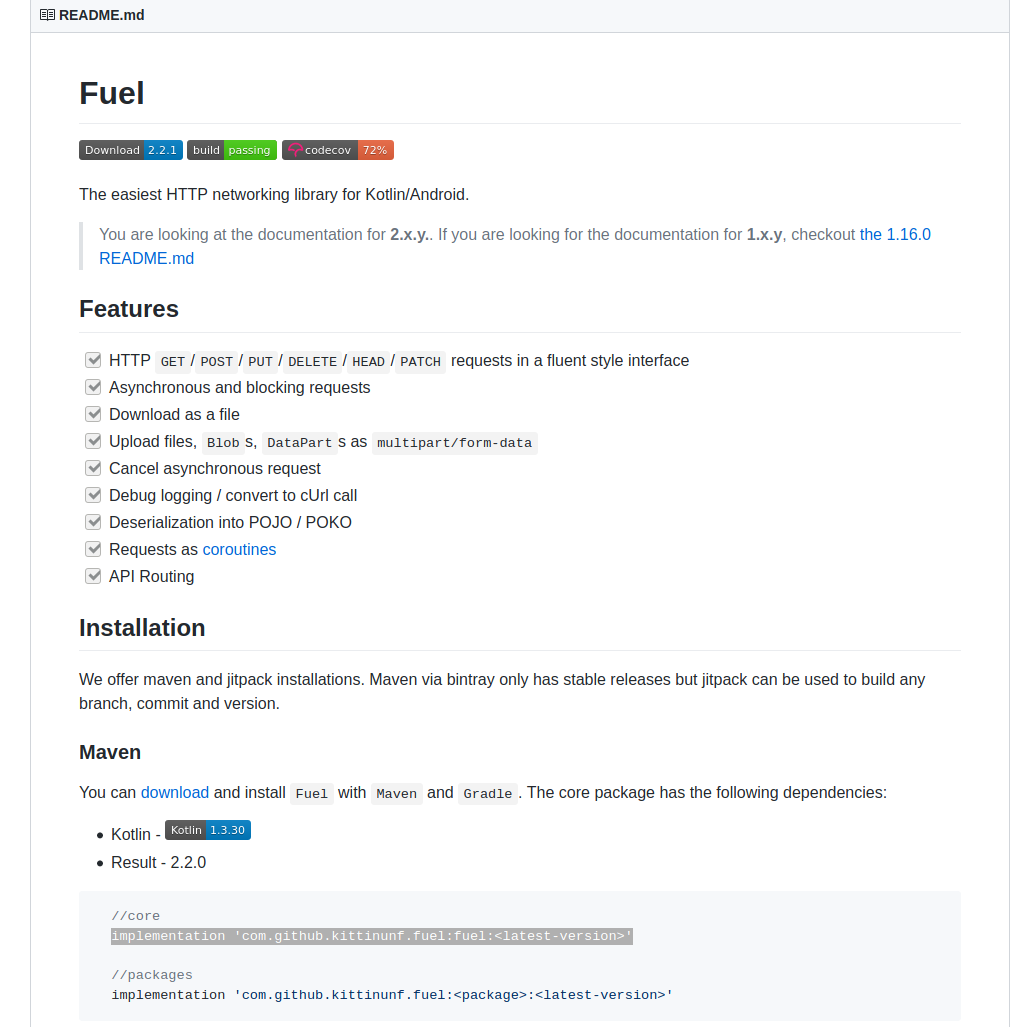 HTTP request with Kotlin. getting http response fuel library… by