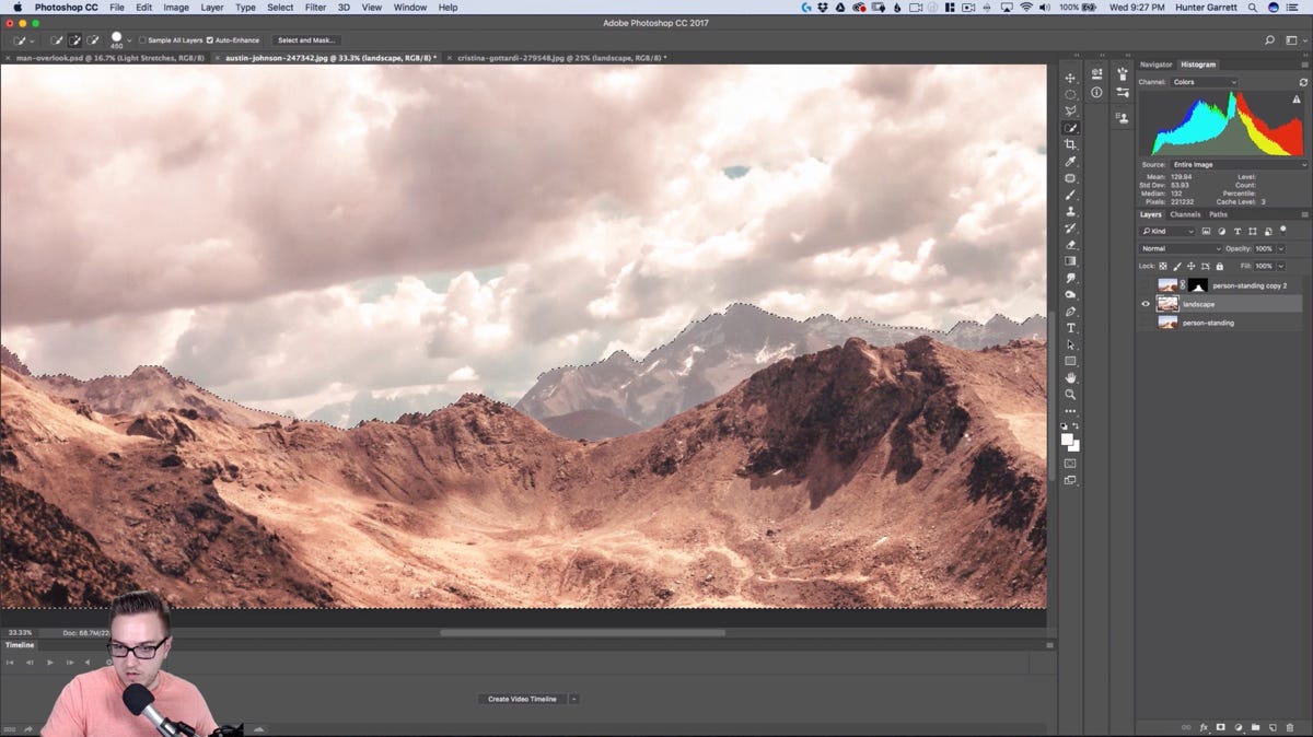 Free Photoshop Composite Tutorial — Starry Overlook | by Hunter Becton |  Medium