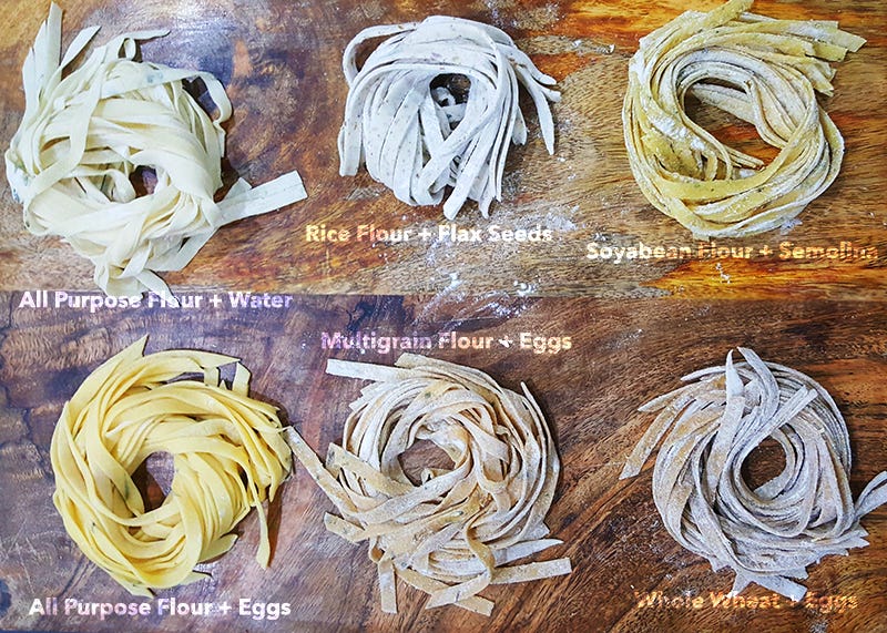 DIYing Pasta with Different Flours by Science and Cooking India Medium