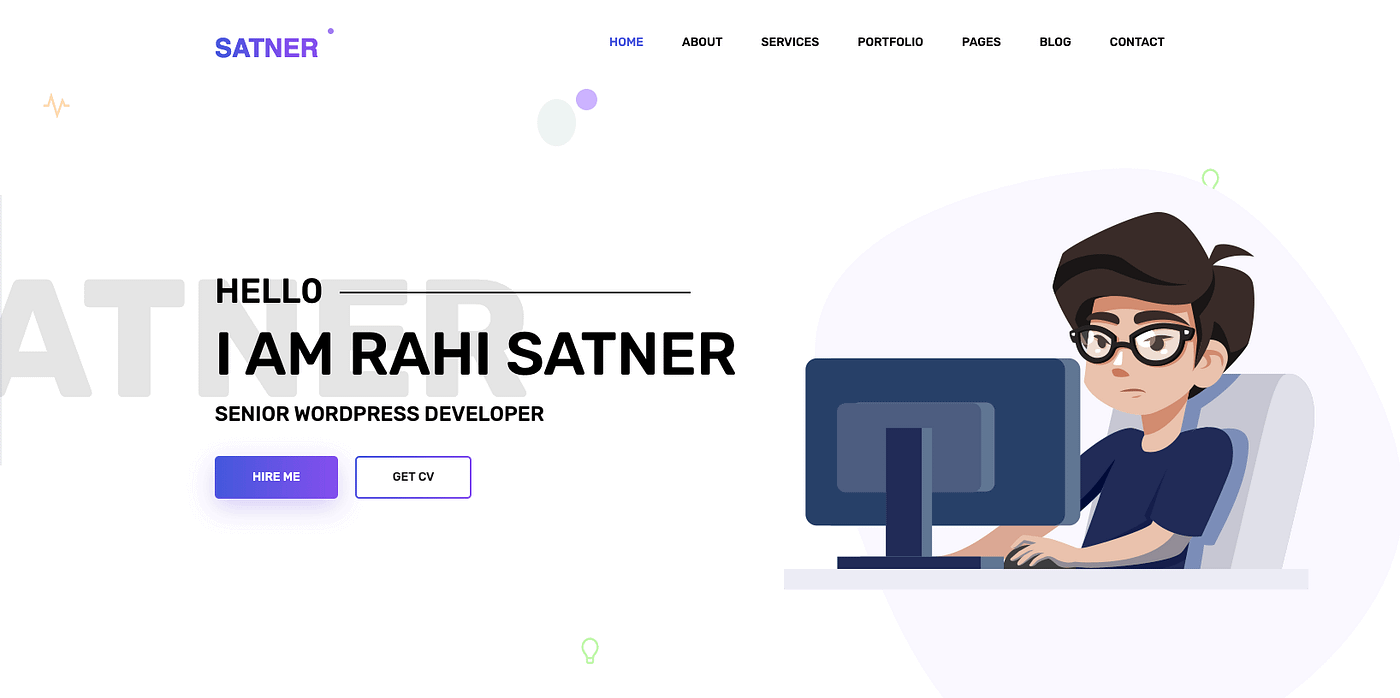 40 Portfolio Templates Free For Web Design | by Niemvuilaptrinh |  JavaScript in Plain English