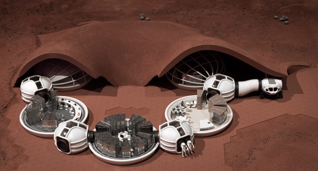 Mars Habitat NASA 3D Printed Habitat Challenge by Zmorph SA Medium