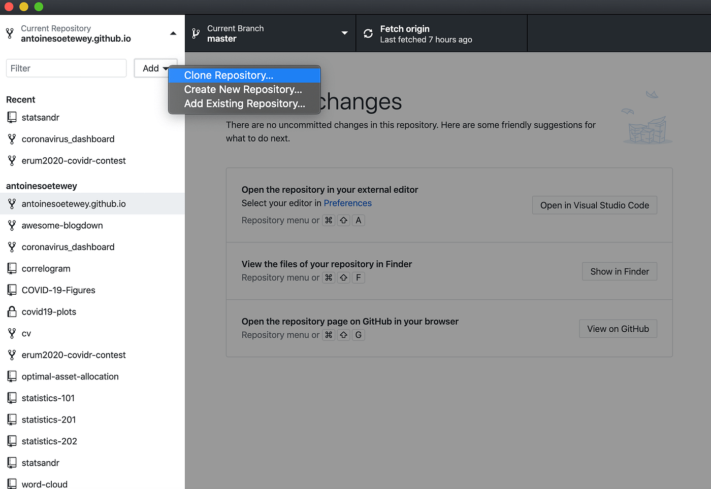 How to upload your R code on GitHub: example with an R script on MacOS