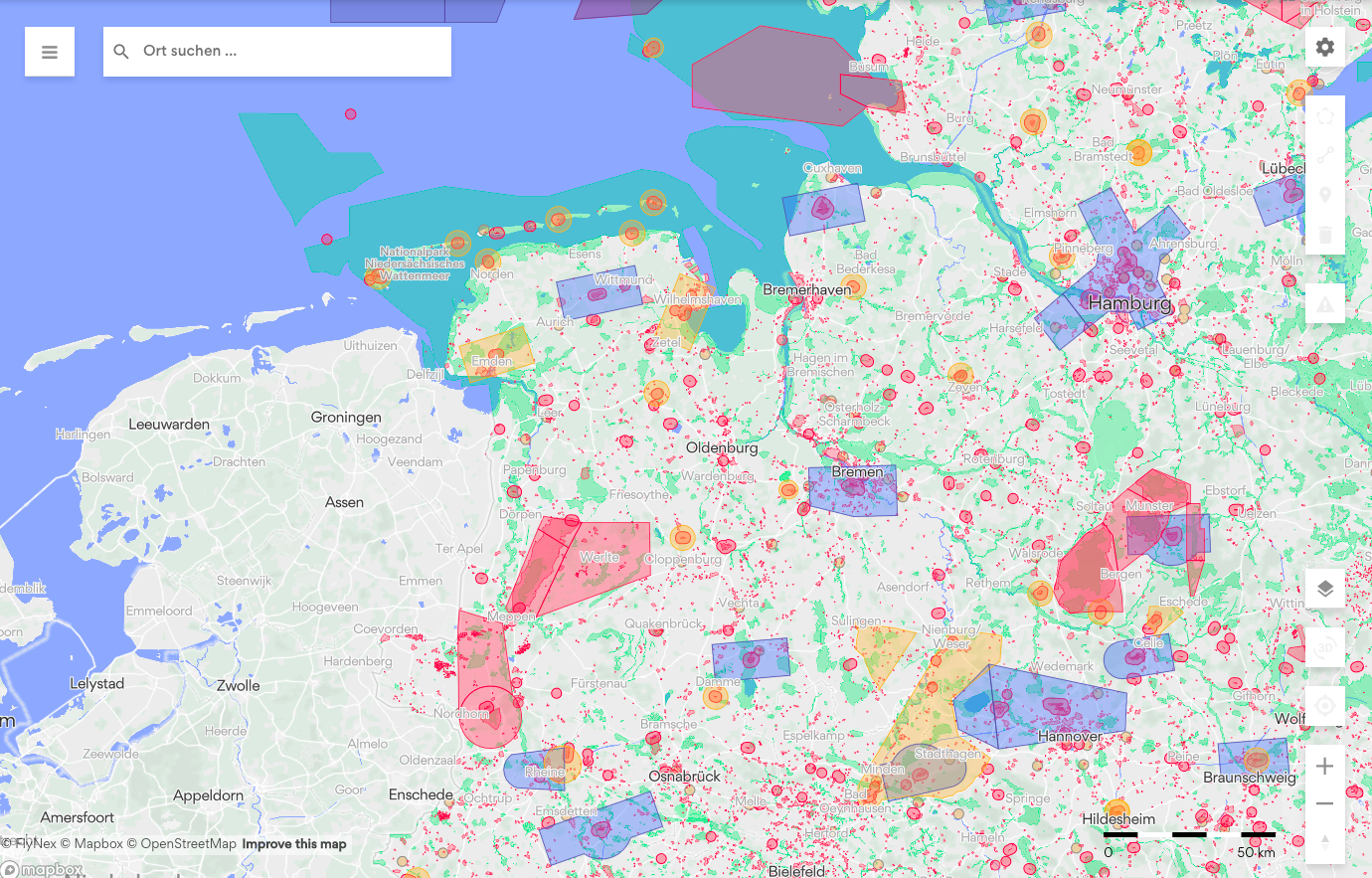 Flynex maps real-time drone flight data | by Mapbox | maps for developers