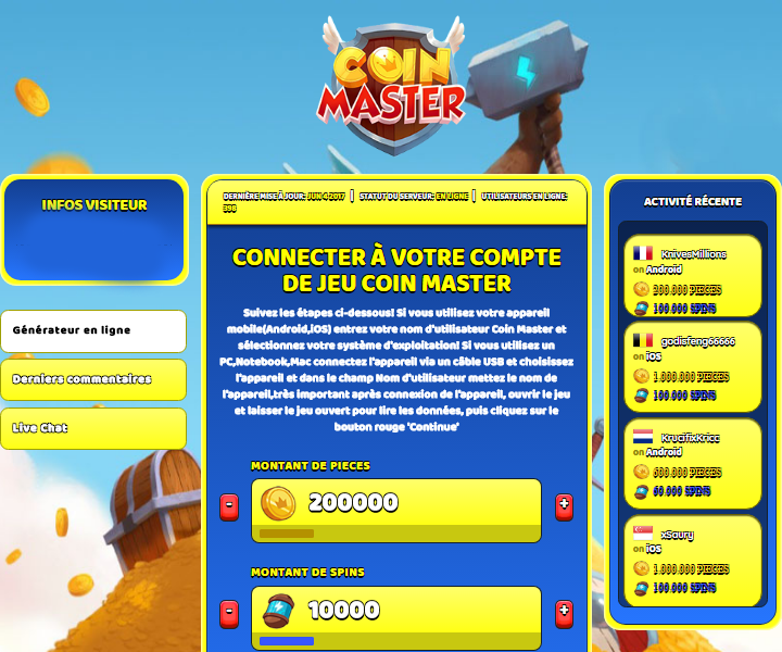 Coin Master Android and IOS Spins by jacob cale Medium