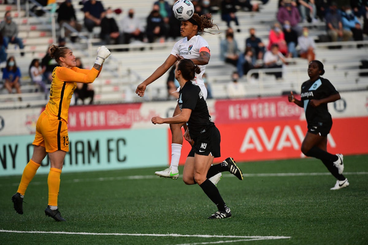Courage Fall To Gotham Fc 4 3 Gotham Capitalizes On Poor Defensive By Michael Scattergood Medium