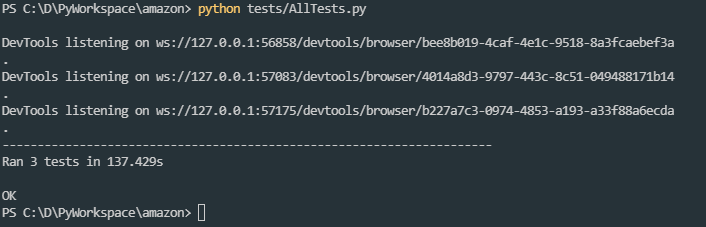 Python unittest xmlrunner