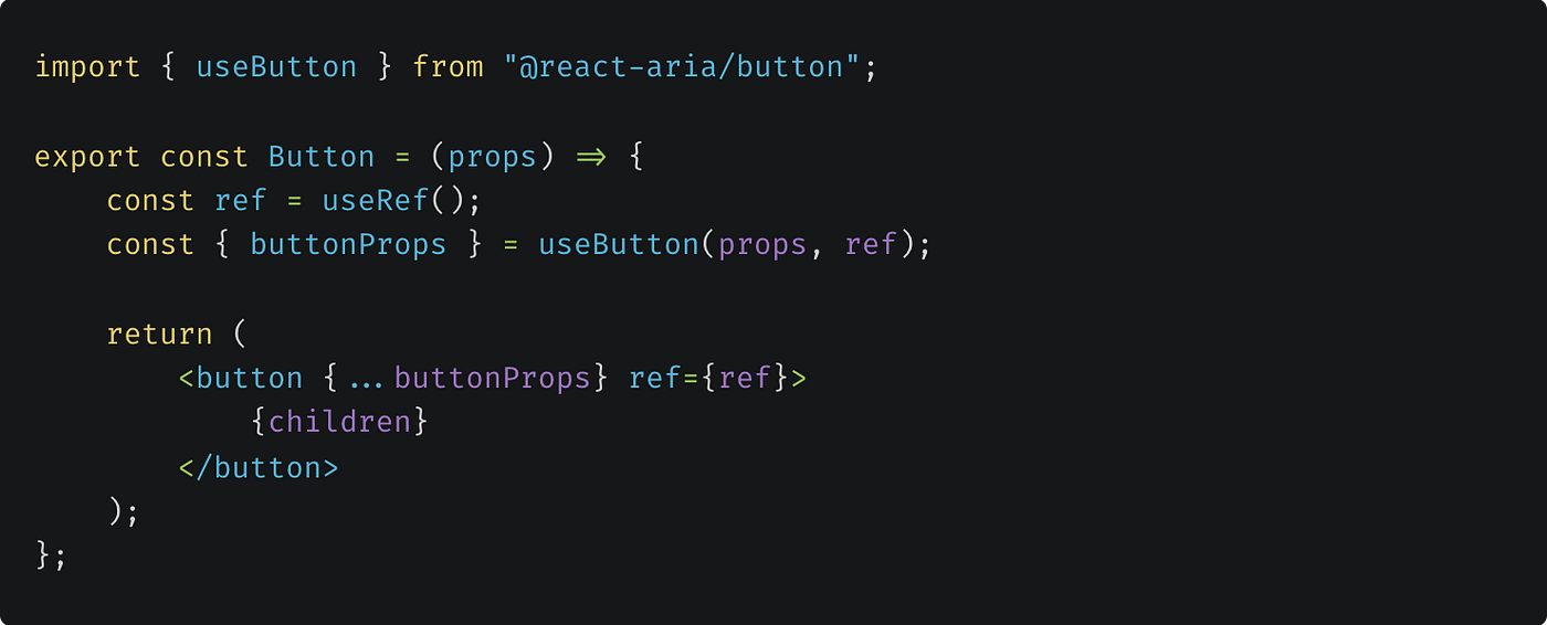 How to build an accessible dropdown using React Aria | by Nadia Posch | UX  Collective