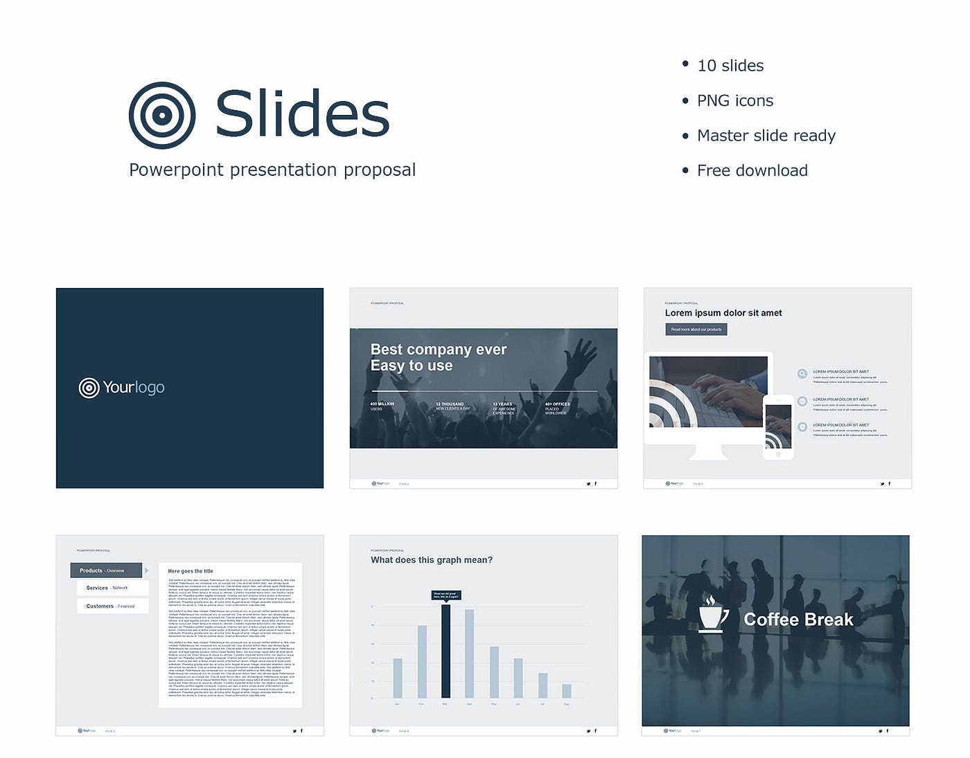 40 Free Cool Powerpoint Templates  for Presentations
