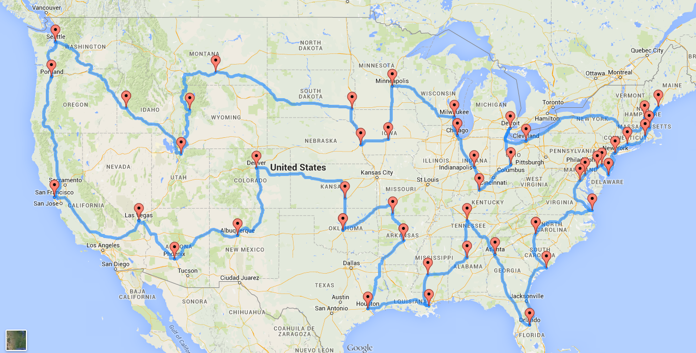 This Is the Perfect US Road Trip According to Scientists | by The Bold  Italic Editors | The Bold Italic