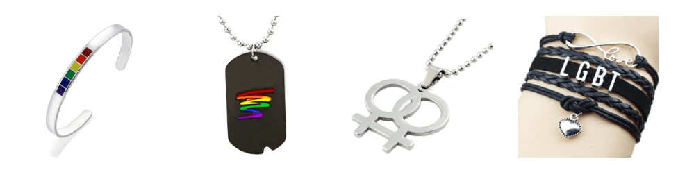 bijoux de la boutique lgbt