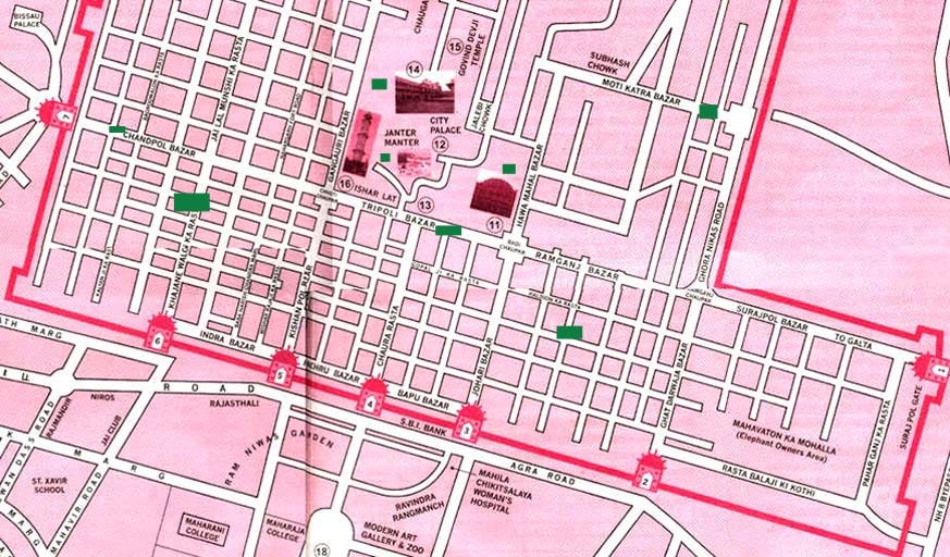 Jaipur Pink City Map Shopping Secrets Of Pink City Decoded! | By Barbara | Medium